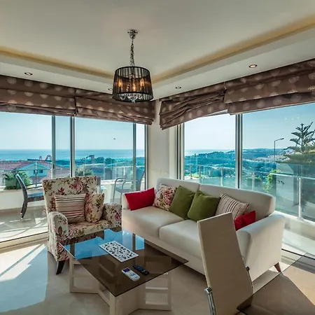 Apartmán Pleasant With Shared Pools And Fantastic Sea View Near Beach In Alanya